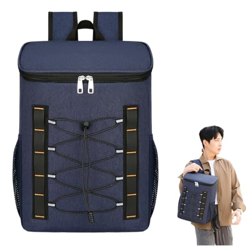 Mochila de picnic – Mochila térmica impermeable aislada – Portador de camping impermeable térmico para viajes, almuerzo, bebida, cerveza