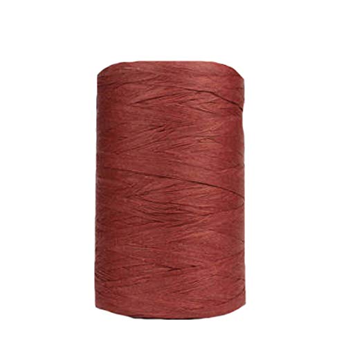 316Yard Rayon Raffia Paper Yarn Crochet Wine Red...