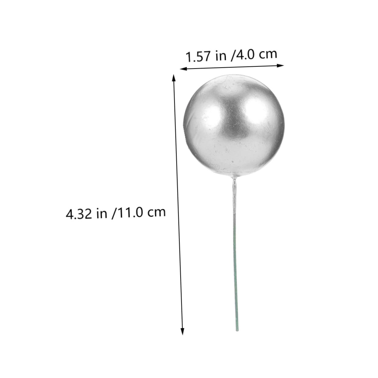 ABOOFAN 120pièces Décorations De Gâteau Boules Argentées Et Dorées pour Anniversaires Et Mariages Ornements Légers Et Attrayants pour Gâteaux Et