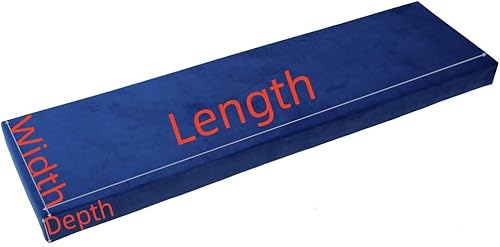 Miniatura 5 de Jininworl Fundas de cojín para muebles de tamaño personalizado, fundas de repuesto, fundas de cojín de terciopelo grueso para exteriores e