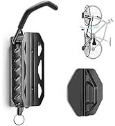 QAQ Swivel Bike Wall Mount, Vertical Bike Rack Garage Holds Up To 66lbs, Bike Hooks For Garage Sp...