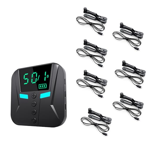 YiNLuax Outil de taraudage automatique programmable pour écran de téléphones portables avec 9 têtes extensibles 12 bits Affichage de la puissance réglable 150