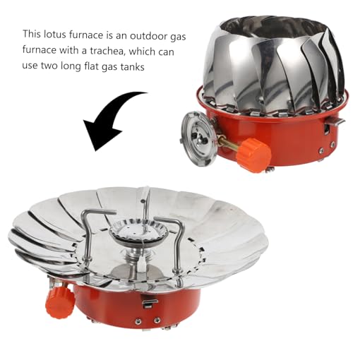 Four de camping coupe-vent efficace pour barbecue et cuisson extérieure - 4