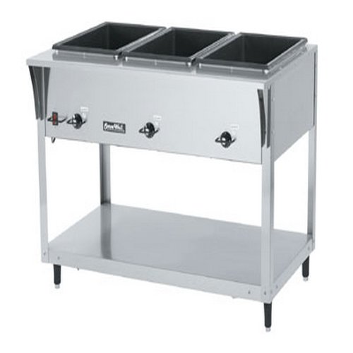 Vollrath - 38203 - Servewell Sl-Hot Food Table, 3-Well, S/S 300 Series