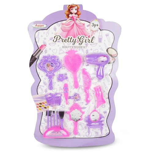 Image of Asian Pretty Girl Makeup & Adore Set - Kids Cosmetic Play Kit for Girls | Pretend Makeup, Jewelry & Dress-Up Fun | for Ages 3+