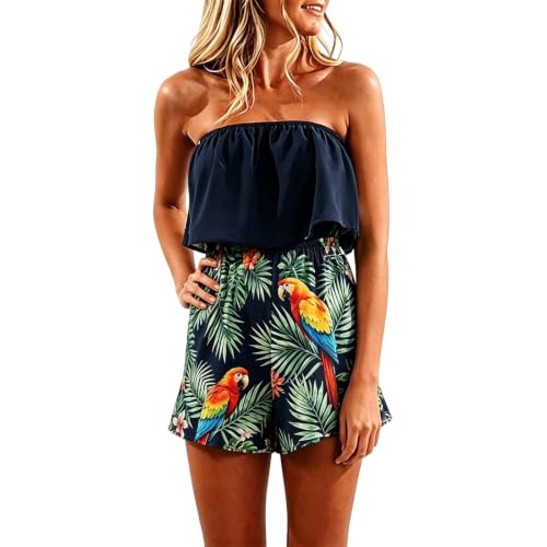 Mono informal de playa con estampado bohemio para mujer