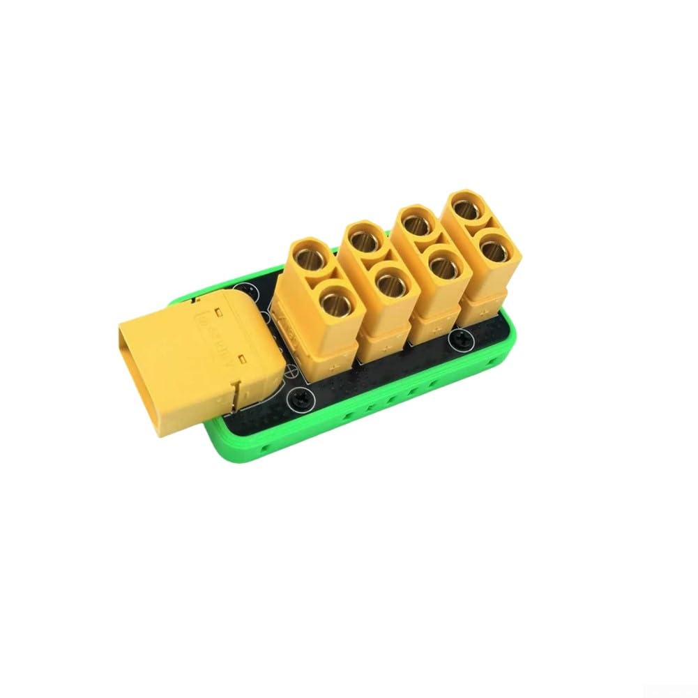 DIY 4-Channel Power Distribution Board avec Prise Intégrée pour XT90 ESC dans RC Voitures Bateaux et Robots (A)