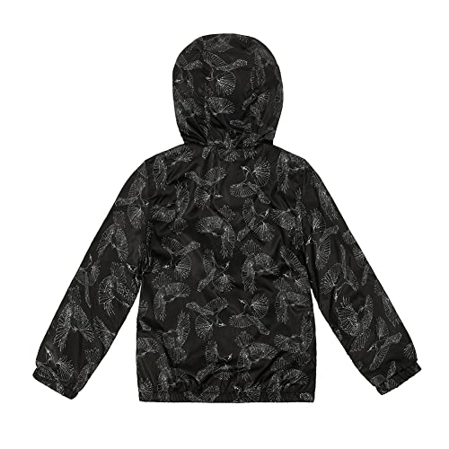 Image of SNOW DREAMS Boys Waterproof Rain Jacket Windbreaker Lightweight Coat Kids Raincoat Outerwear