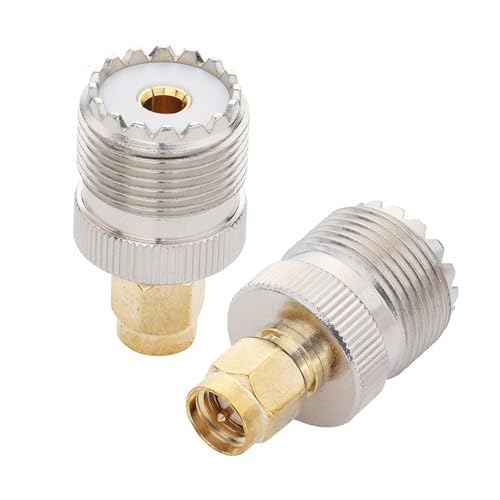 Adaptateur UHF femelle vers SMA mâle connecteur coaxial RF convertisseur antenne PL-259