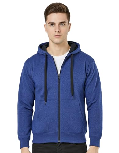 Image of AWG ALL WEATHER GEAR Hoodies for Men | Men's Solid Hooded Sweatshirt | Winter Wear | Pullover | Jackets for Men Stylish | Zipper Hooded Sweatshirt