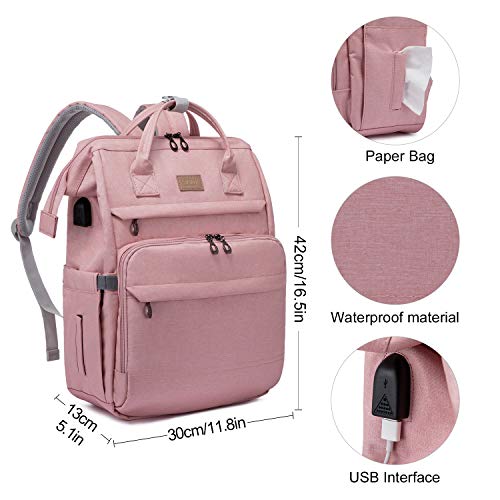 Lovevook Diaper Bag Backpack, Baby Bag Large Capacity Diaper Bag Tote Maternity Nappy Bag, Waterproof And Stylish… #TOP4