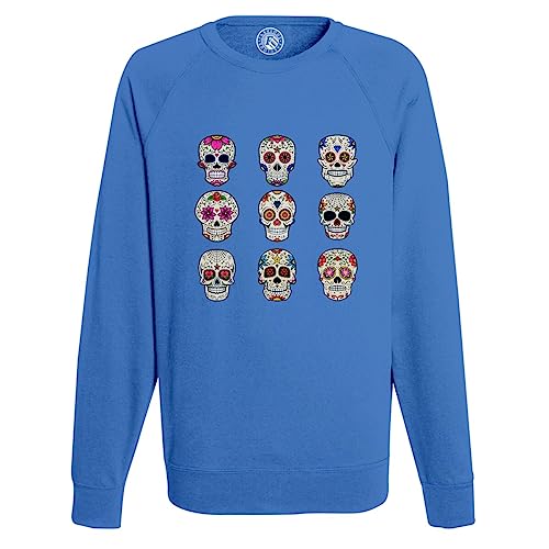 Sweatshirt Homme Ensemble de Crane Muerte Mexico pour Halloween et streetwear