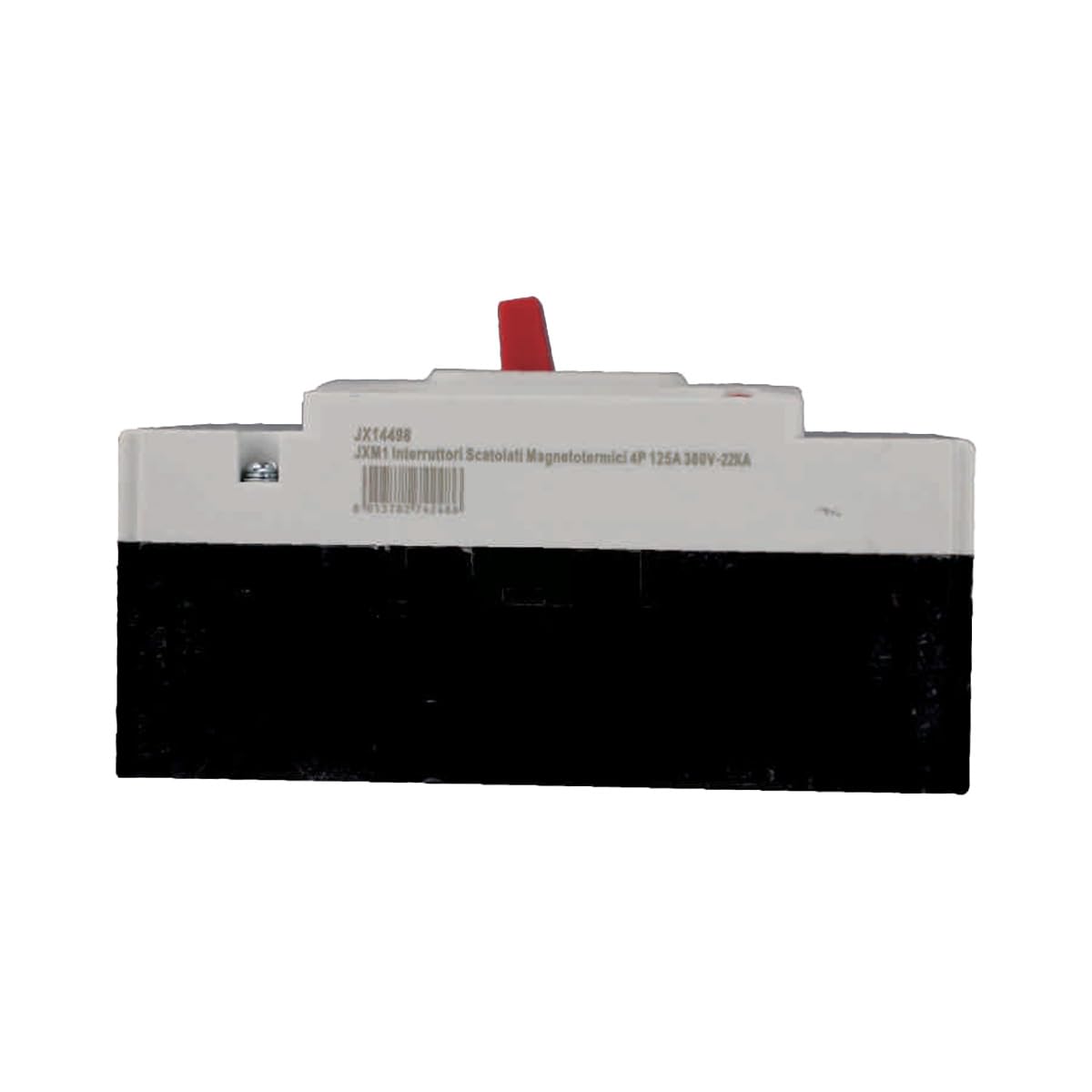 A2ZWORLD Interruttore Scatolato Magnetotermico, MCCB Curva C, 4P AC 400V 125A, Ui 660V Uimp 8Kv, Ics 18kA Icu 22kA, IP40 IEC60947-2