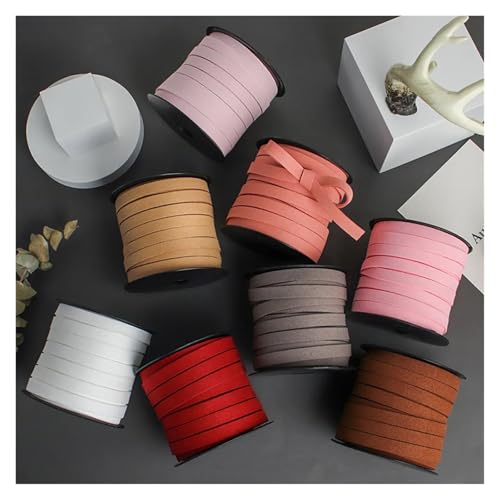 Cordon tressé en cuir velours 10mm gris pour fabriquer vos bracelets tendances à la maison - 5
