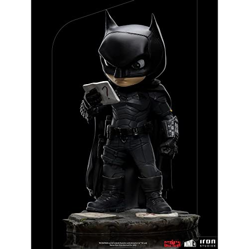 Statuette The Batman Iron Studios Mini Co. : œuvre de collection en vinyle 17cm - 8