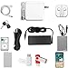 dealcase Electronics Accessories Case, Durable Small Electronics Accessories Storage Bag Compatible Laptop Charger Various USB, Cables, Cords and Power Travel Gadget Carry Bag, Dark Gray(Small+Big)