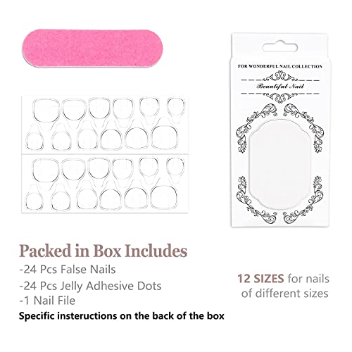 Press On Toenails Square Short Full Cover Fake Toenails 24Pcs Glitter Geometric Pink Toe Nails Fake Nails With Glue Sticker And Nails File False Gel Toes Nails Tips Sets For Women Teens Girls #TOP6
