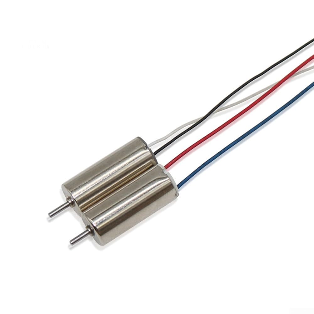 Motore CC Coreless da 7 x 16 mm, 3,7 V, 45000 giri/min, 4 pezzi con eliche da 46 mm, lame avanti e indietro, per droni fai da te, quadrirotori, UAV, aerei RC, progetti di modelli volanti