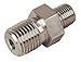Parker Hannifin 12-12 MHN-SS CPI Stainless Steel Hex Nipple Pipe Fitting, 3/4" MNPT x 3/4" MNPT