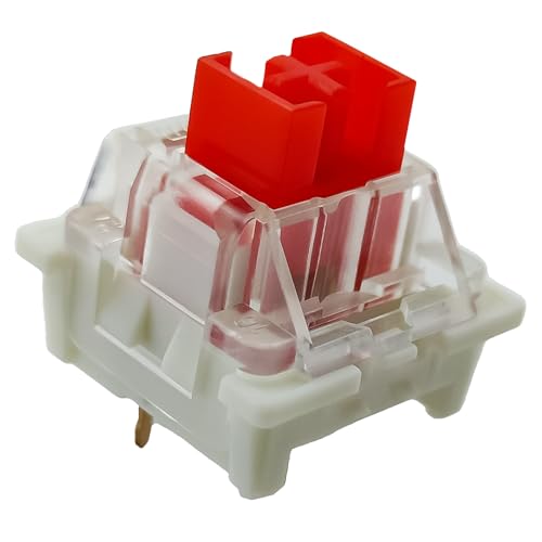 Image of Outemu(Gaote) Red Switches for MX Mechanical Gaming Keyboard,3-Pin 45gf Linear /RGB /DIY Replaceable /Dustproof Switches(Red,108pcs)