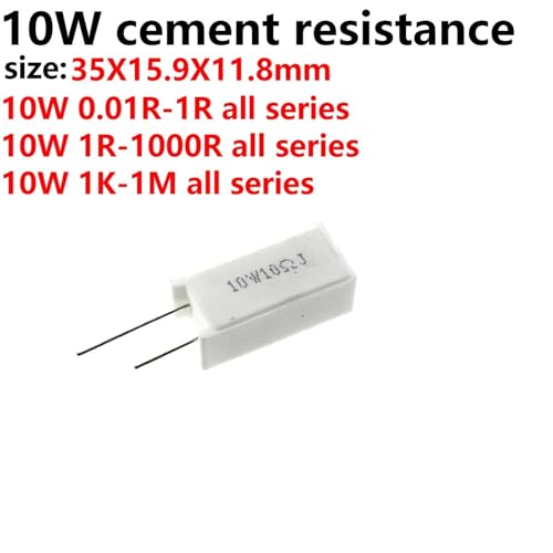 Résistance verticale en ciment 5W pour montage électronique stable