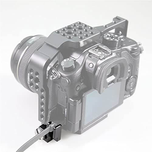 Image of NICEYRIG HDMI Cable Lock Clamp Compatible with Sony A6400 A6500 A6300 A6000 DSLR Cage - 070