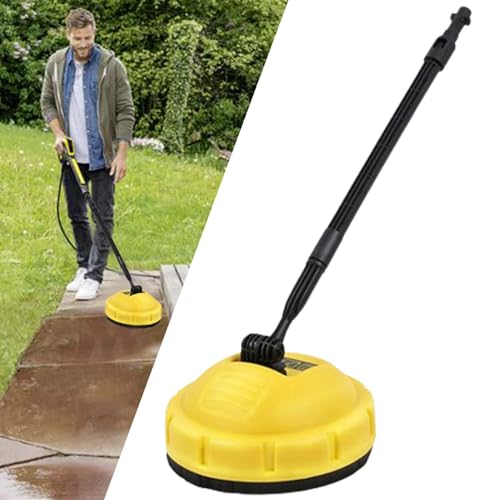Alta Presión Limpiadora Rotativa Superficies,accesorios Para Suelo Hidrolimpiadora,Limpiador Superficies Planas Rotativas,Cepillo Para Lavadora A Presión Para Patio,limpiador De Azulejos Rotativo-1pcs