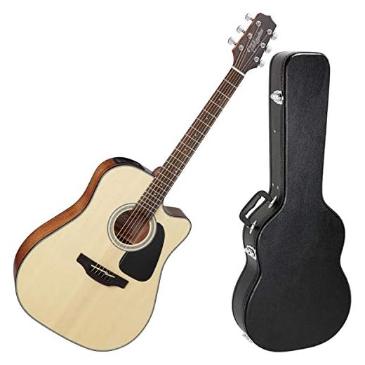 Takamine GD30CE-NAT Dreadnought Cutaway Natural Acoustic-Electric w/Case