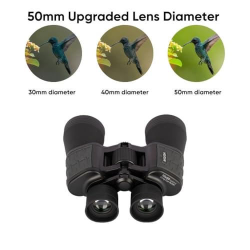 Image of Binoculars for Long Distance 10 x 50 Binocular for Adults | Wide Eye Peice | FMC Green Coating | BAK 4 Glass | Binoculars for Bird Watching,Wildlife,Safari (Black)