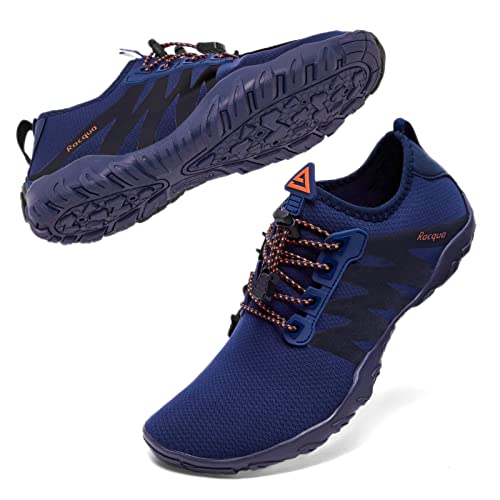 Racqua Men's Women's Water Shoes Quick Dry Aqua Shoes Lightweight Barefoot Swim Beach Shoes2