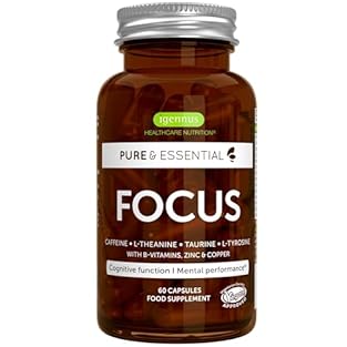 OVERCOME BRAIN FOG WITH MENTAL CLARITY - effective nutrient blend to provide a boost to concentration, mental energy & alertness when studying, working, exercising or feeling fatigued NATURAL NOOTROPIC - formulated with taurine, L-Theanine & L-Tyrosi...