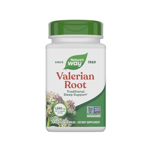 Nature's Way Valerian Root, Traditional Sleep Support*, Non-GMO...