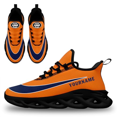 Custom Sneaker for Men Women Personalized Company Name Logo Image Fashion Lightweight Breathable Running Gym Walking Shoes