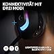 Logitech G G522 LIGHTSPEED kabelloses Gaming-Headset, LIGHTSYNC RGB, Mikrofon und erweitertem synchronisierten Audio, Tri-Konnektivität mit LIGHTSPEED, Bluetooth, USB-A auf USB-C für PC – Schwarz