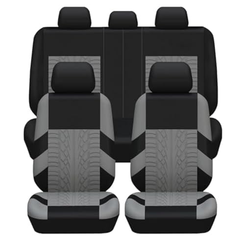 Housses de siège pour Ford Tourneo Connect (02-26) en tissu gris imperméable