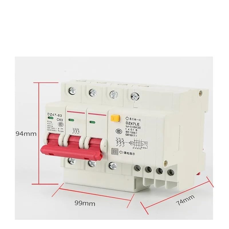 Disjoncteur 40A 3P+N 230V pour protéger pompe à chaleur et réseau - 2
