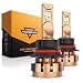 Auxbeam 9007 LED Headlight Bulbs F-16 Plus Series LED Headlights with 2 Pcs of 9007 Led Headlight Conversion Kits 70W 7000lm High Brightness SMD LED Chips Driving Light (Pack of 2)