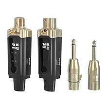 【UHF Wireless XLR Transmitter and Receiver】Arvitek wireless XLR system use UHF band and have 16 adjustable channels, which is stable transmission and anti-interference. Compared with 2.4GHz frequency, the interference can be minimized. 【Ultra-long Tr...