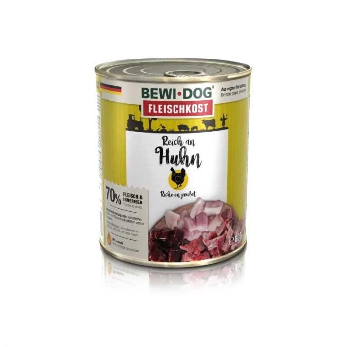 Bewi Dog Nourriture humide pour chiens 6 x 800 g (poulet)