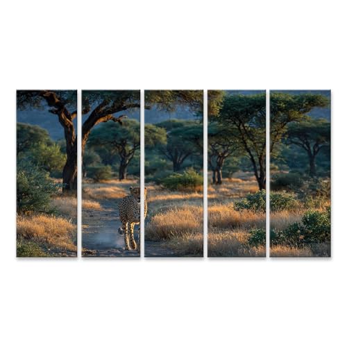 Impression d'art pour salon les amoureux de la nature tableau guépard