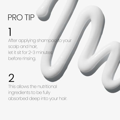 Image of LABO.H Scalp Strengthening Shampoo for Hair Growth & Anti-Loss | Vegan Ceramide Haircare Routine with Rosemary Oil, Biotin and Caffeine, Paraben Free, Korean Hair Care, 13.5 Fl. oz.