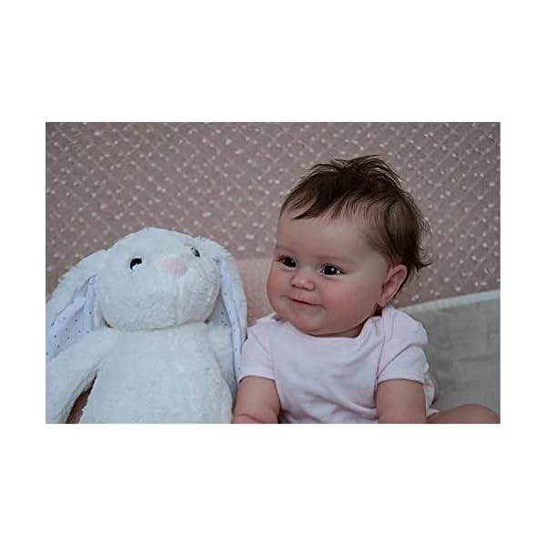 N/A 50Cm Bebe Reborn Babypuppe Lebensleine Neugeborene Mädchen Baby Soft Touch Maddie Mit Handwurzelhaarig Hohe Qualität… – Bild 5