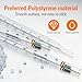 PEKYBIO Polystyrene Serological Pipettes Individually Wrapped Sterile Plastic Graduated Pipette 1ml, Pack of 100