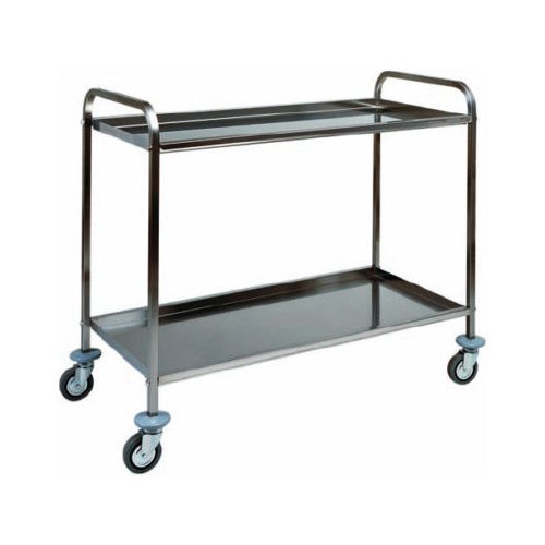 Carrello di servizio 2 piani albergo inox 80 kg cm 91x57x96 RS0315