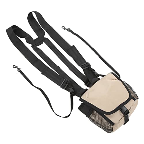 Alomejor Bolsa de Almacenamiento de Binoculares, Correa Ajustable Multifuncional, Diseño de Múltiples Bolsillos, Bolsa de Pecho para Caza Y...