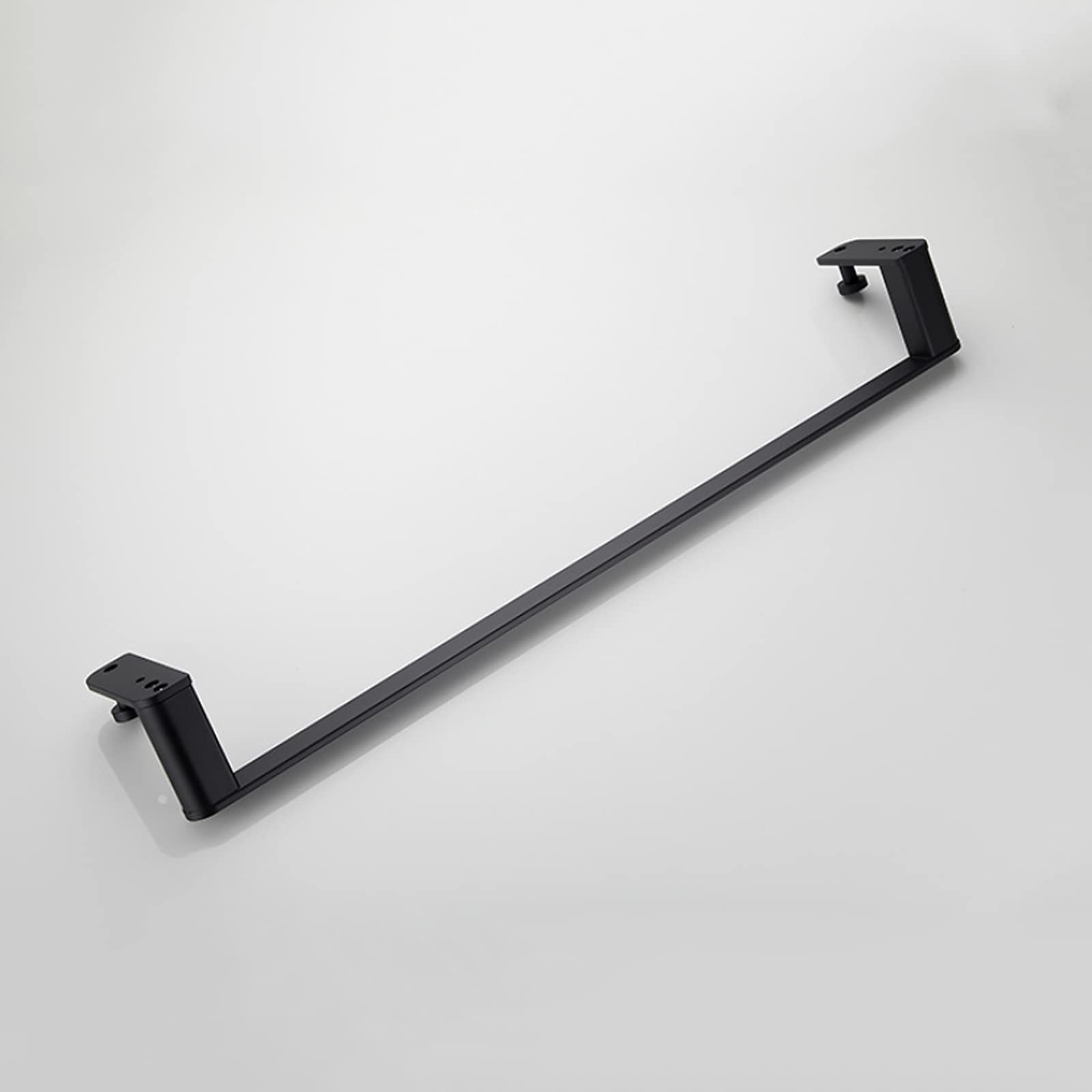 LYGXWJFC Toallero Toallero de baño, Aluminio, Toallero, Toallero de baño, Montado en la Pared, Toallero Negro, Perforación e instalación/40 cm