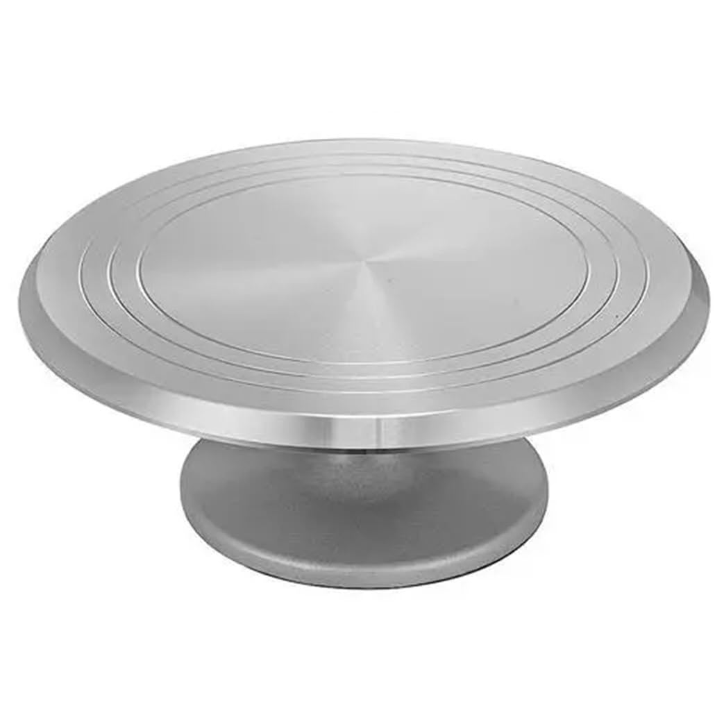FonHNDG Cake turntable Rotating Cake Turntable Aluminium Alloy Revolving Maker Kitchen Accessories