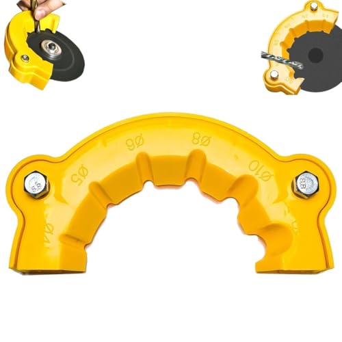 Image of Serplex Multi Drill Bits Sharpener Attachment Tool for Electric Disc Cutter Electric Angle Grinder Attachment for Sharpening Drill Bits Universal Drill Bits Sharpening Tool for 4-12mm Dia Drill Bits