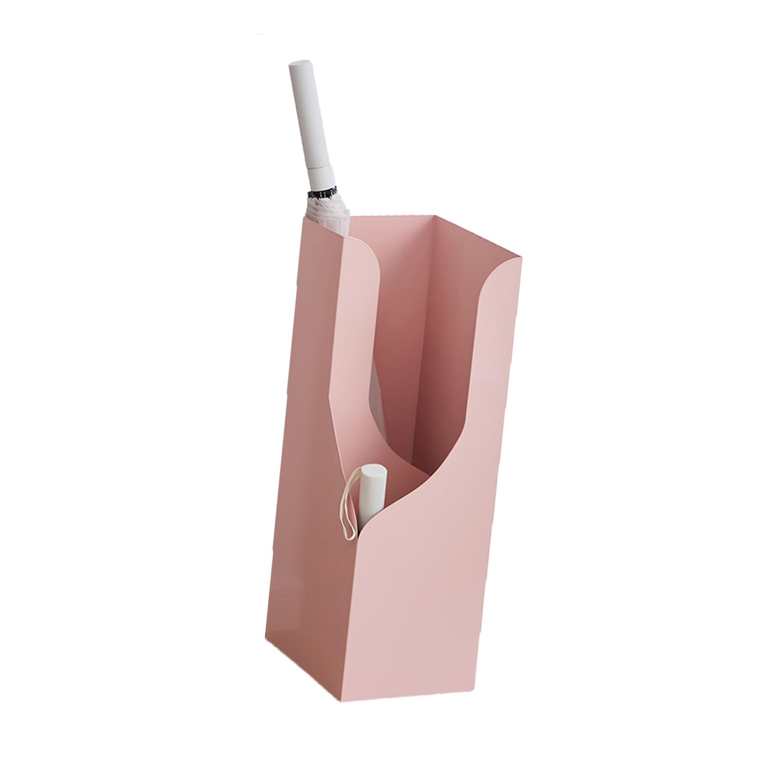 WXPGFEQ Umbrella Stand Rack, Freestanding Square Holder with Removable Drip Tray for Entryway
