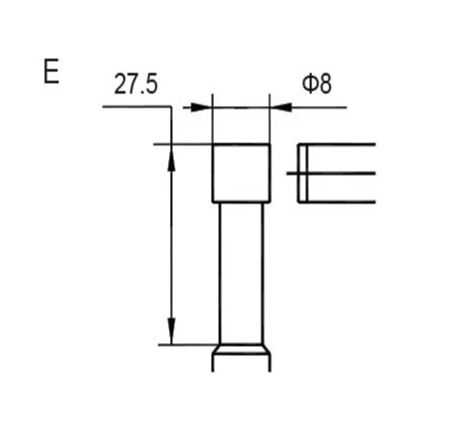 Micrómetro electrónico de tubo de 0,001 mm, tipo A, B, C, D, E, F, 0-25 mm, 25-50 mm, micrómetro digital de tubo (tipo F 0-25 mm)